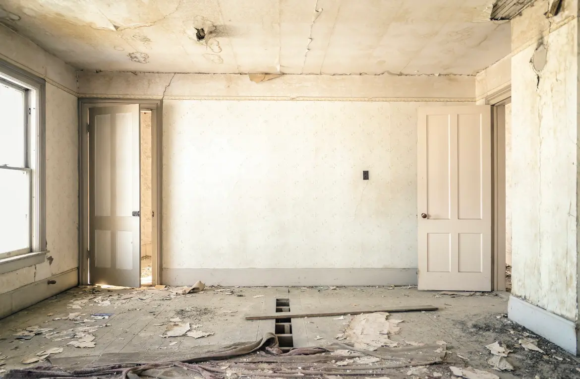 Waste disposal crew managing a cleanout project in Trent Woods